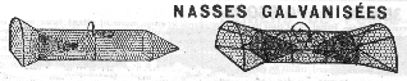 Nasses à 1 et 2 entrées (catalogue manufrance 1900) (11 ko)